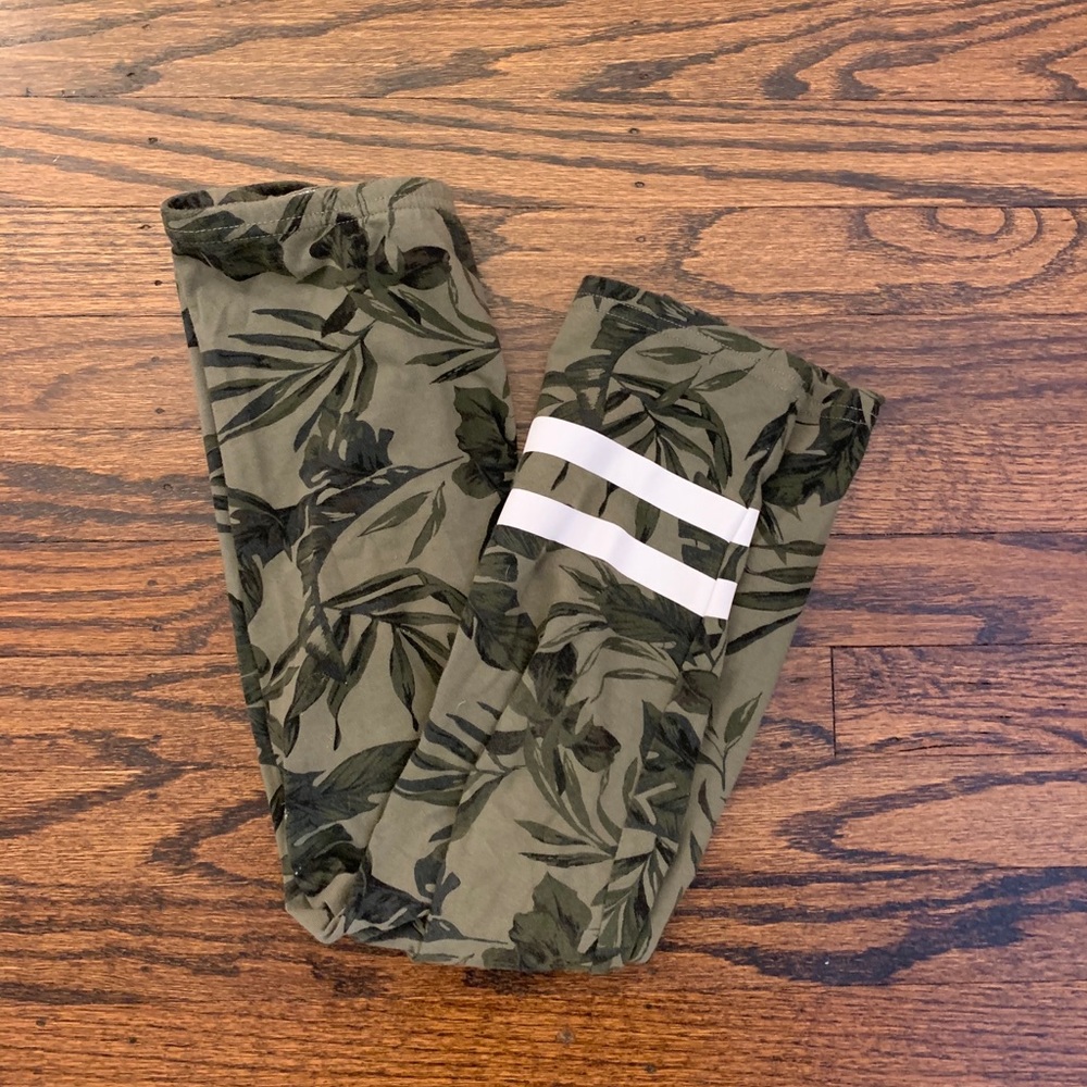 Palm Print Old Navy Girls Leggings